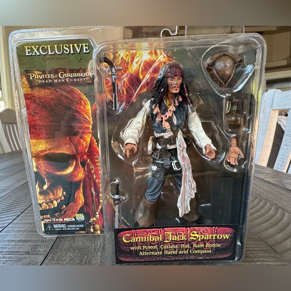 NECA Other - Pirates of the Caribbean Dead Man's Chest - Cannibal Jack Sparrow Action Figure